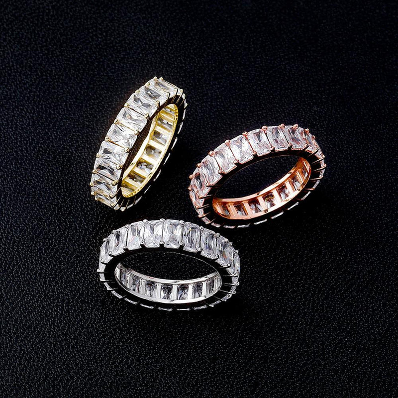 LIL BAGUETTE RING 14K - ICECI