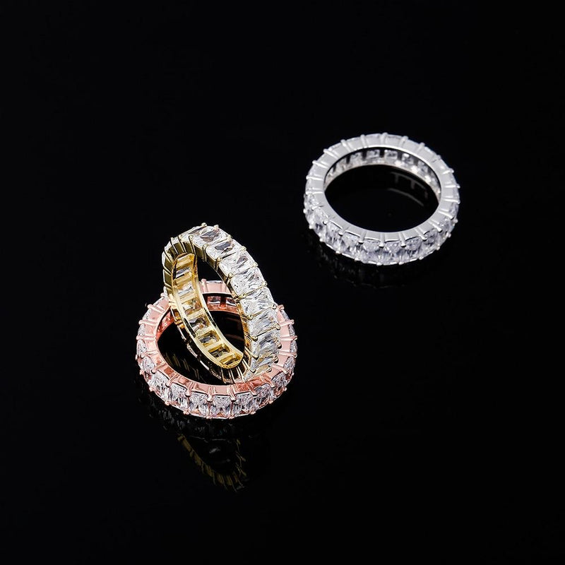 LIL BAGUETTE RING 14K - ICECI