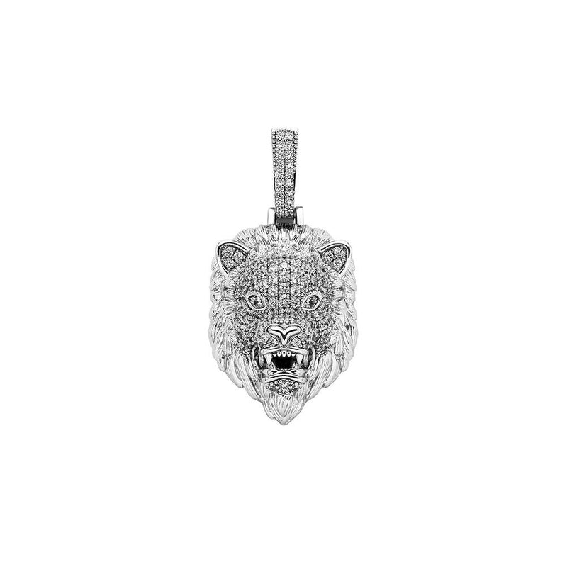 LION HEAD PENDANT 14K - ICECI