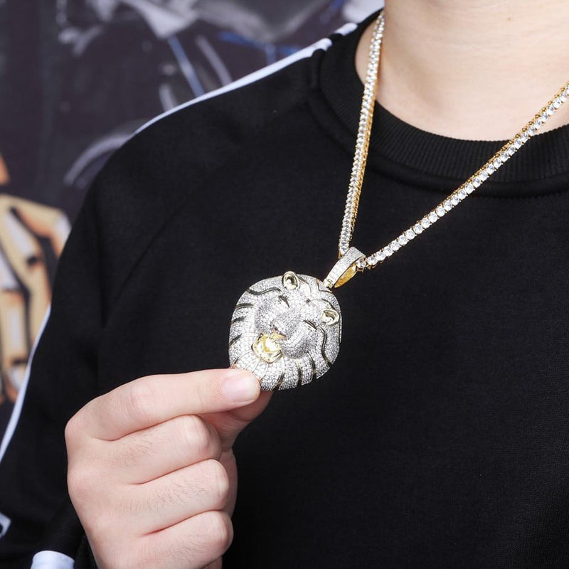 LION PENDANT 14K - ICECI