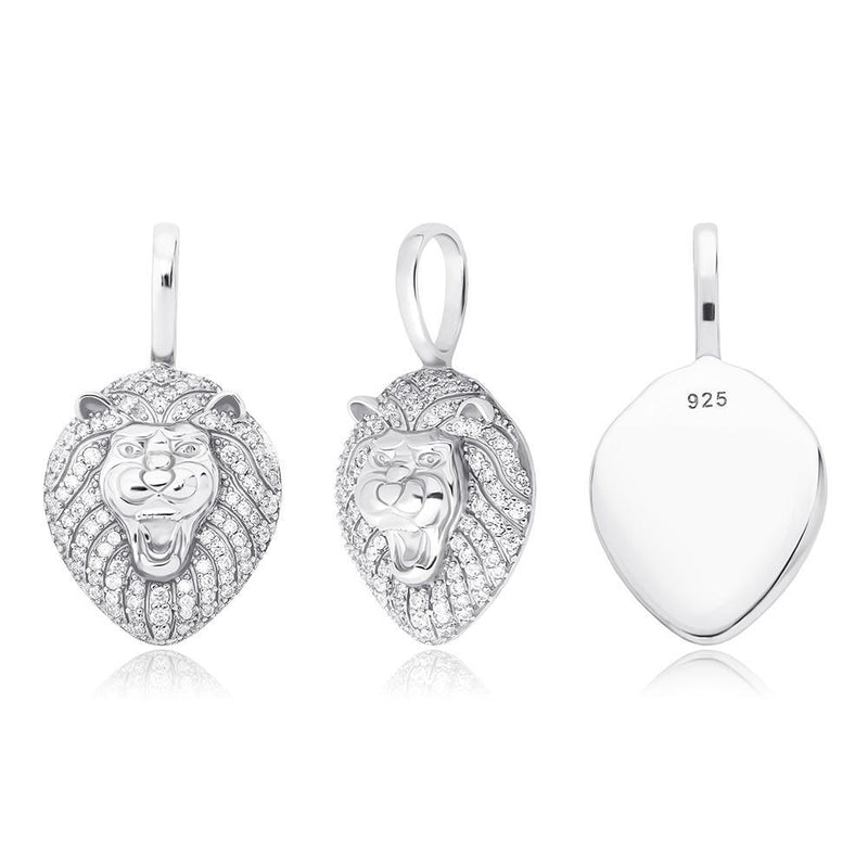 LION PENDANT 14K X STERLING SILVER - ICECI