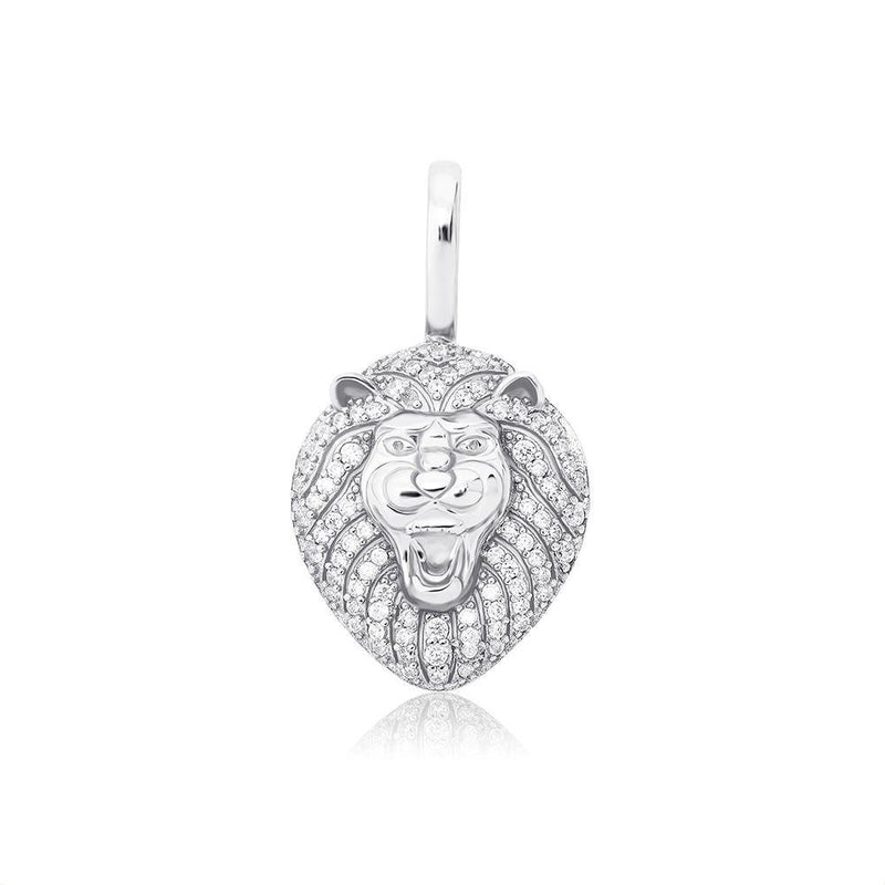 LION PENDANT 14K X STERLING SILVER - ICECI