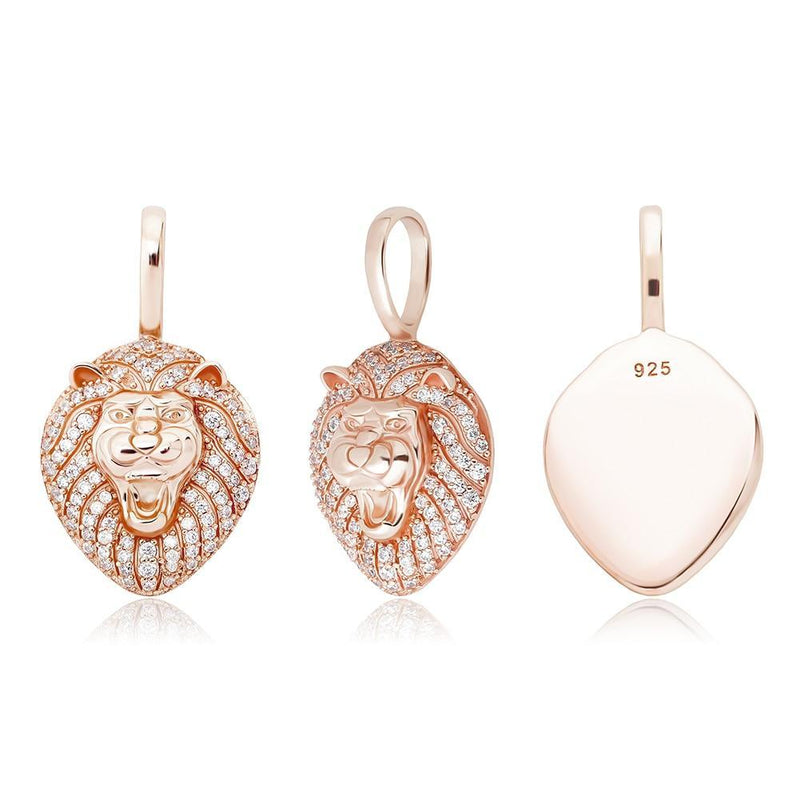 LION PENDANT 14K X STERLING SILVER - ICECI