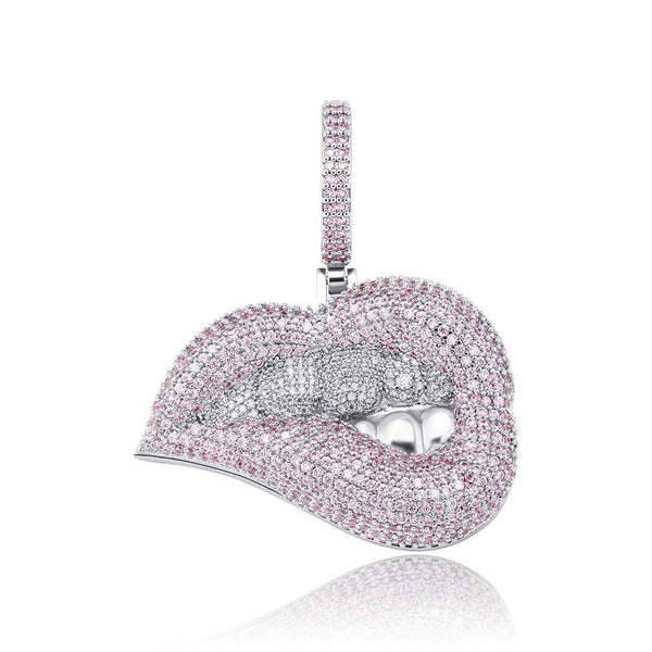 LIP BITE PENDANT 14K - ICECI