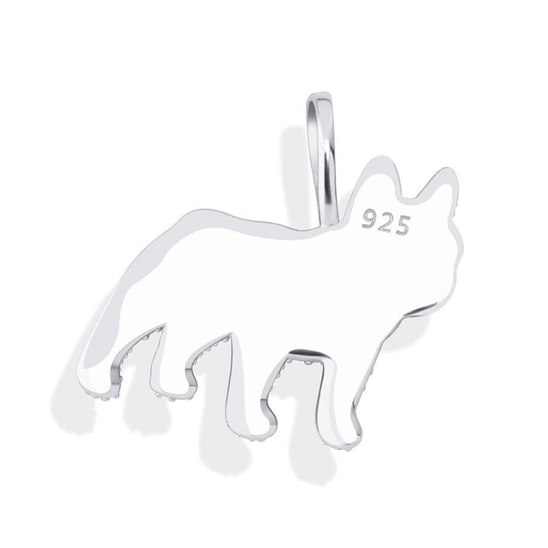 LUCKY DOG PENDANT 14K X STERLING SILVER - ICECI