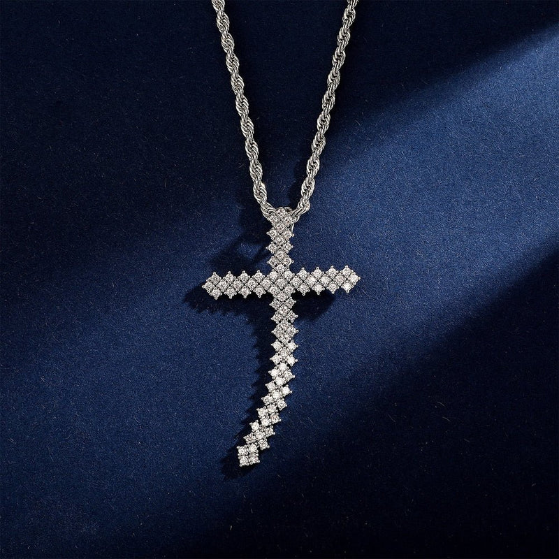 Movable Cross Pendant 14K - ICECI