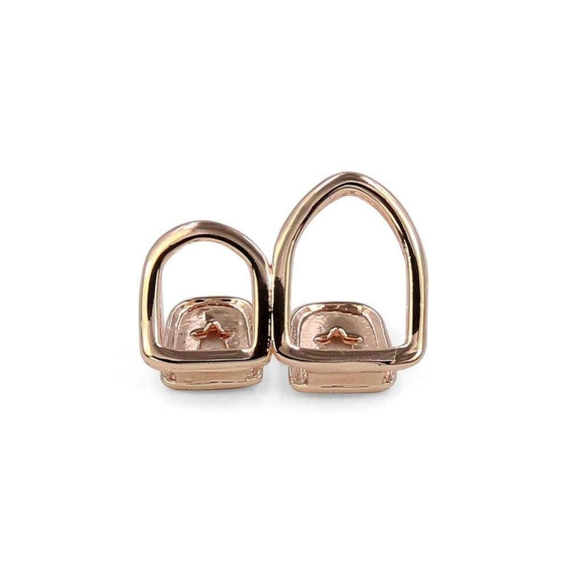 OPEN FACE DOUBLE TOOTH GRILLZ 14K - ICECI