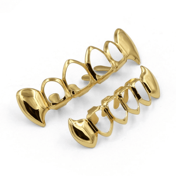 OPEN FACE VAMPIRE FANG GRILLZ 14K - ICECI