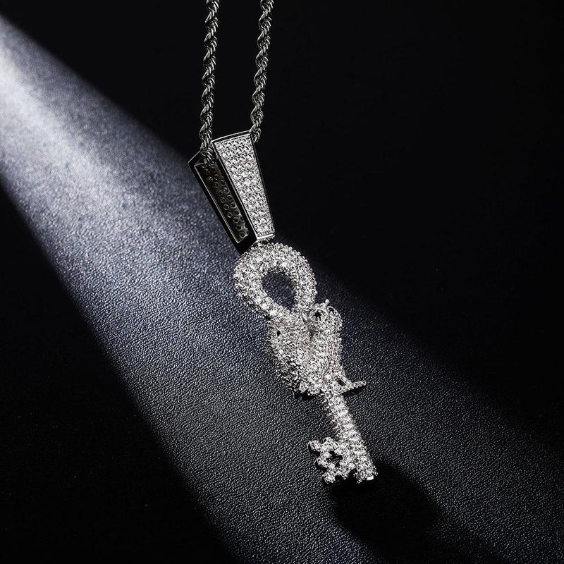 Owl Key Pendant 14K - ICECI