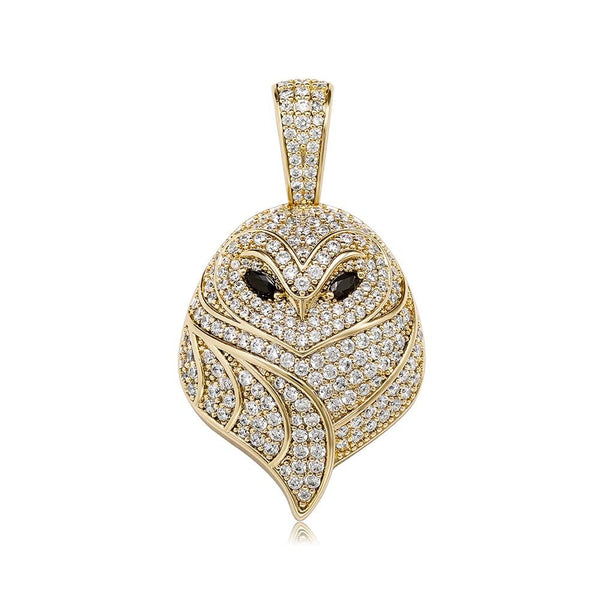 Owl Pendant 14K - ICECI