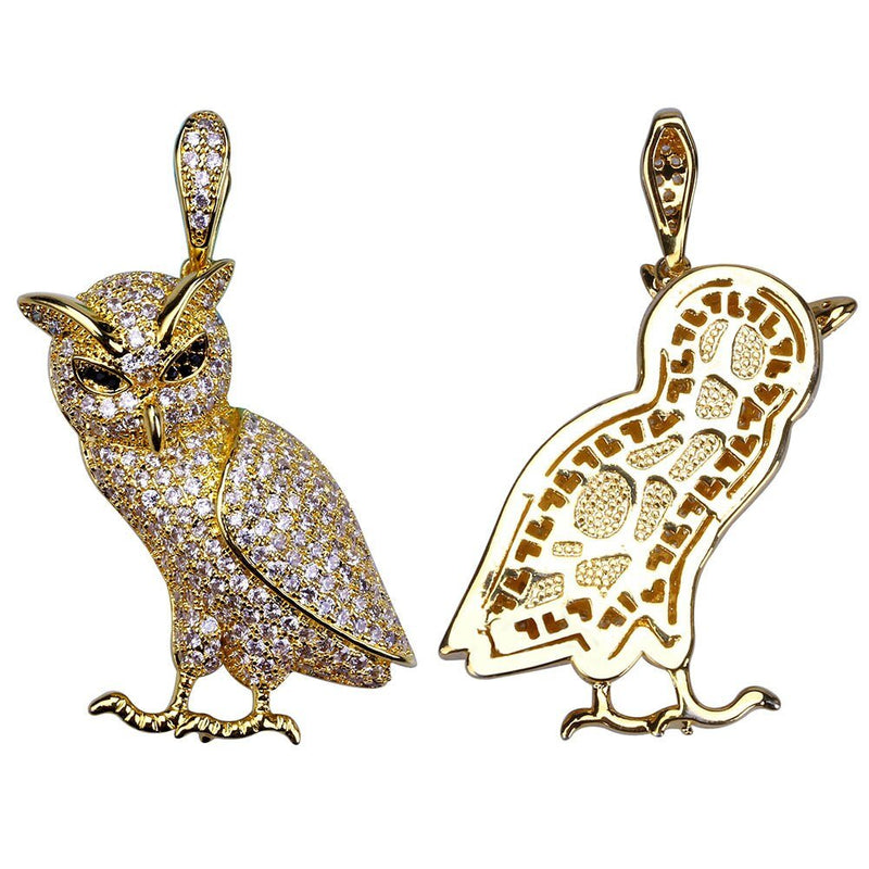 Owl Pendant 18K - ICECI