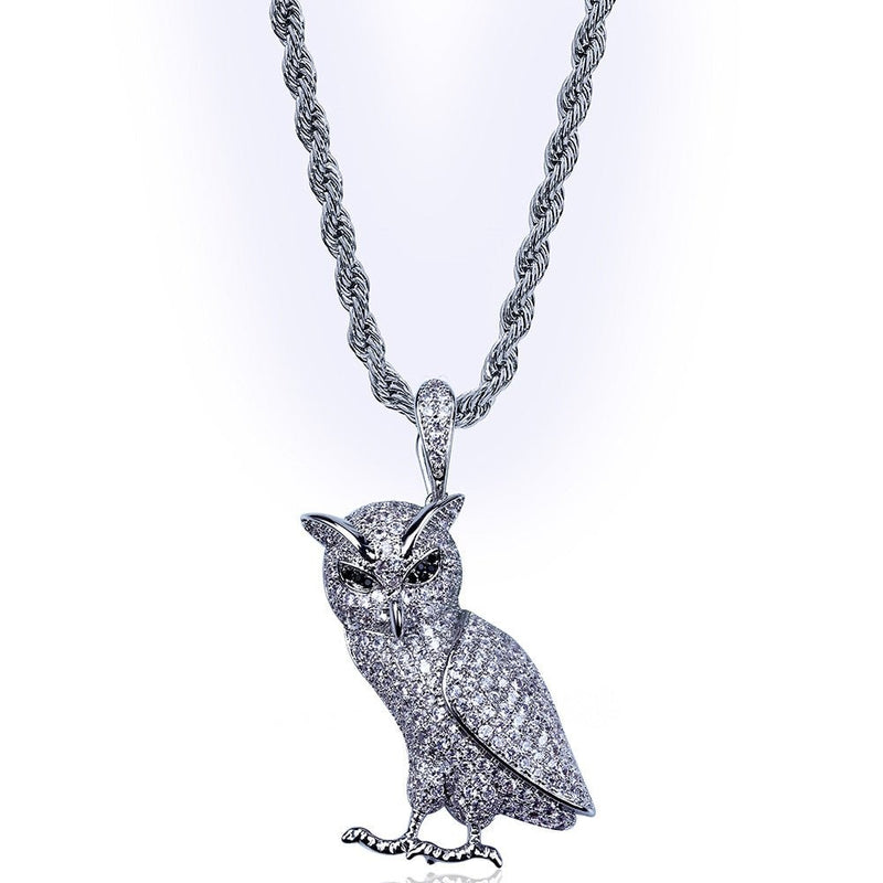 Owl Pendant 18K - ICECI