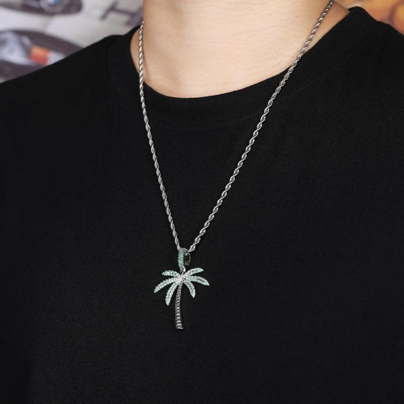 PALM TREE PENDANT 14K - ICECI