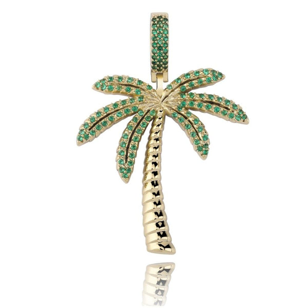 PALM TREE PENDANT 14K - ICECI