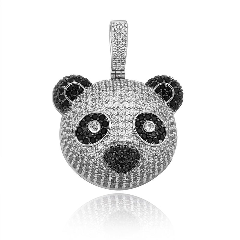 Panda Head Pendant 14K - ICECI