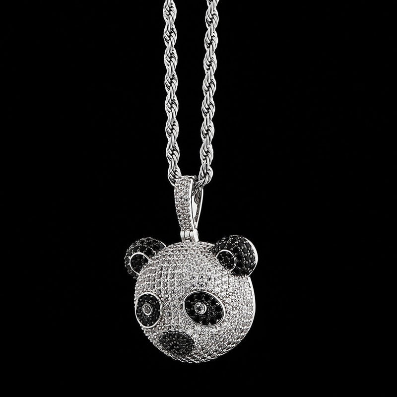 Panda Head Pendant 14K - ICECI