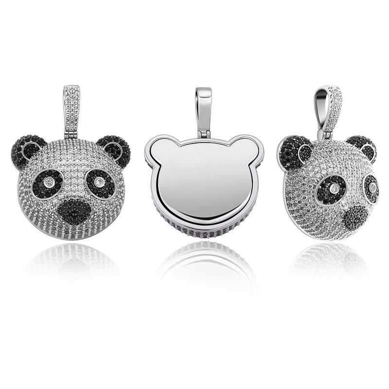 Panda Head Pendant 14K - ICECI