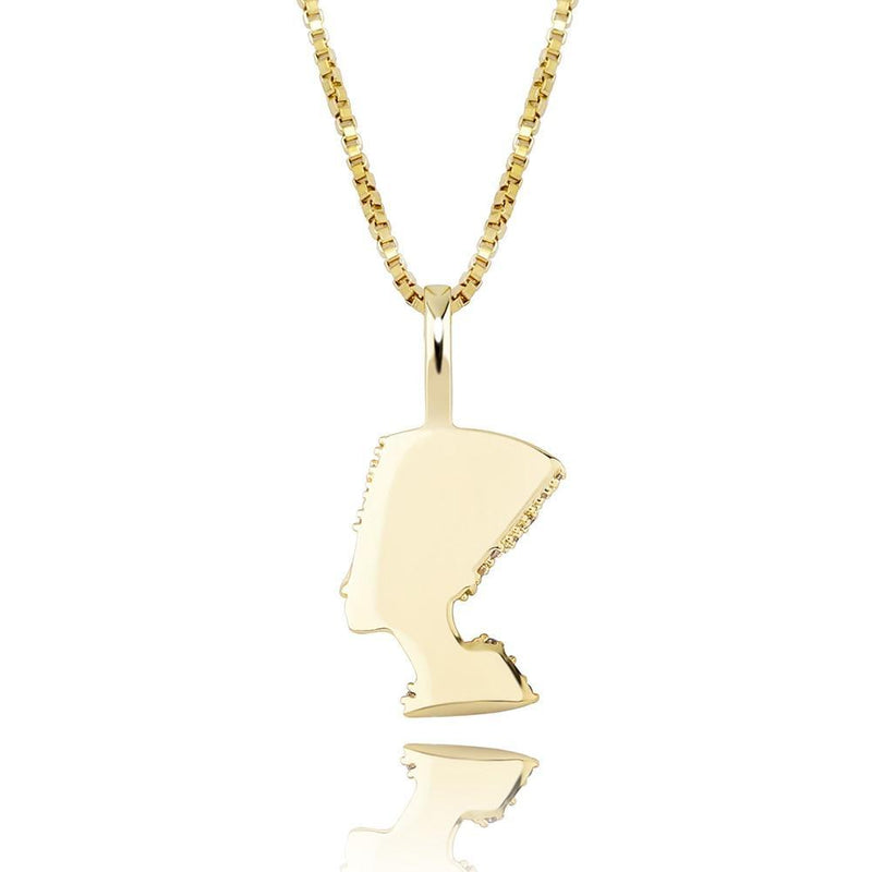 PHARAOH PENDANT 14K X STERLING SILVER - ICECI