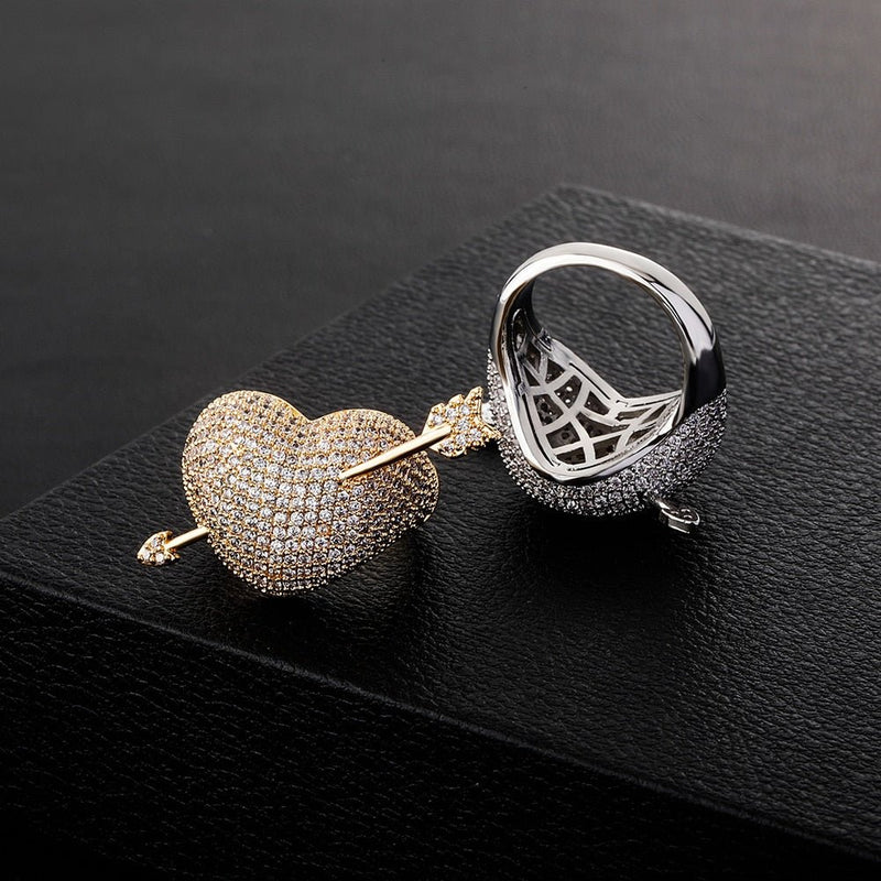 Pierced Heart Ring 14K - ICECI