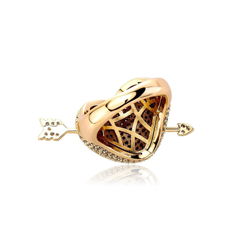 Pierced Heart Ring 14K - ICECI