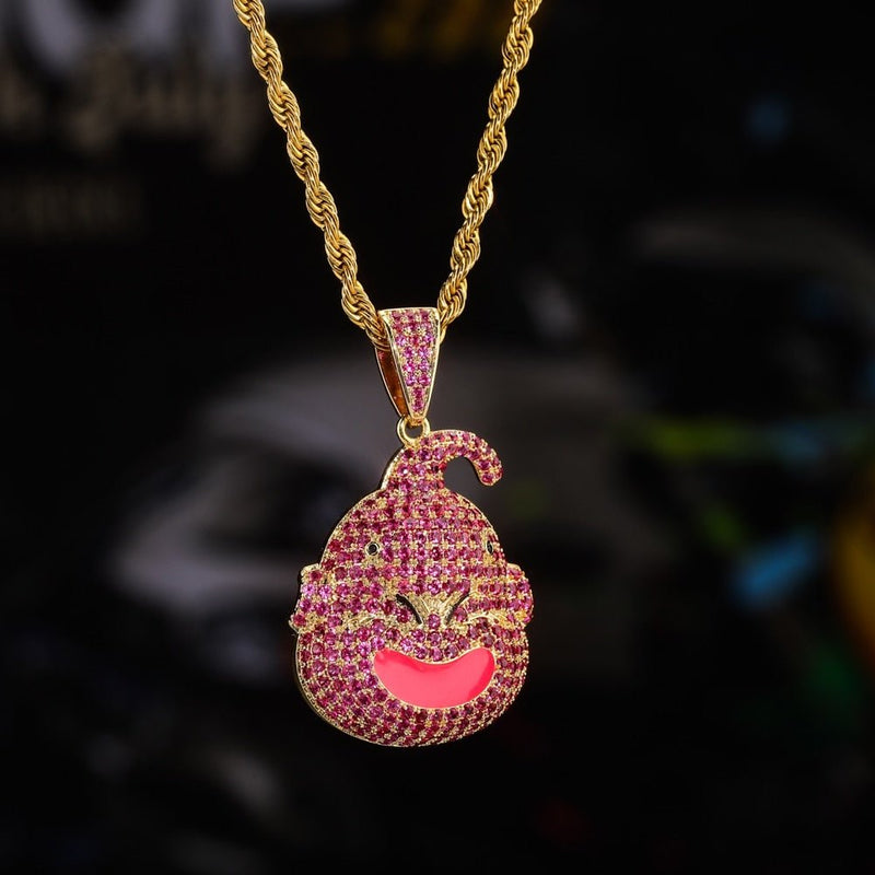 Pink Fat Demon Pendant 18K - ICECI