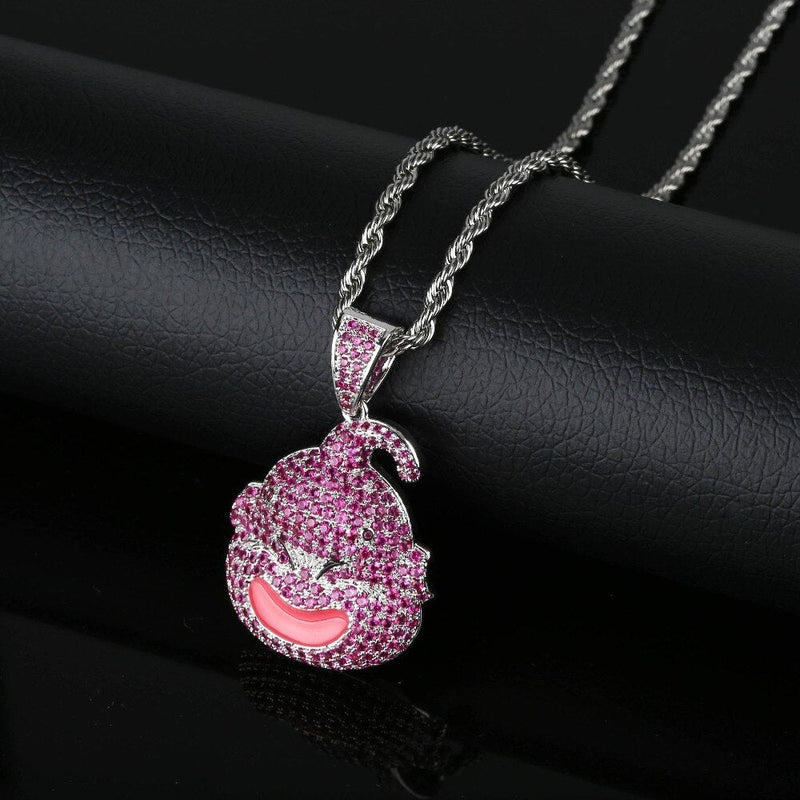 Pink Fat Demon Pendant 18K - ICECI