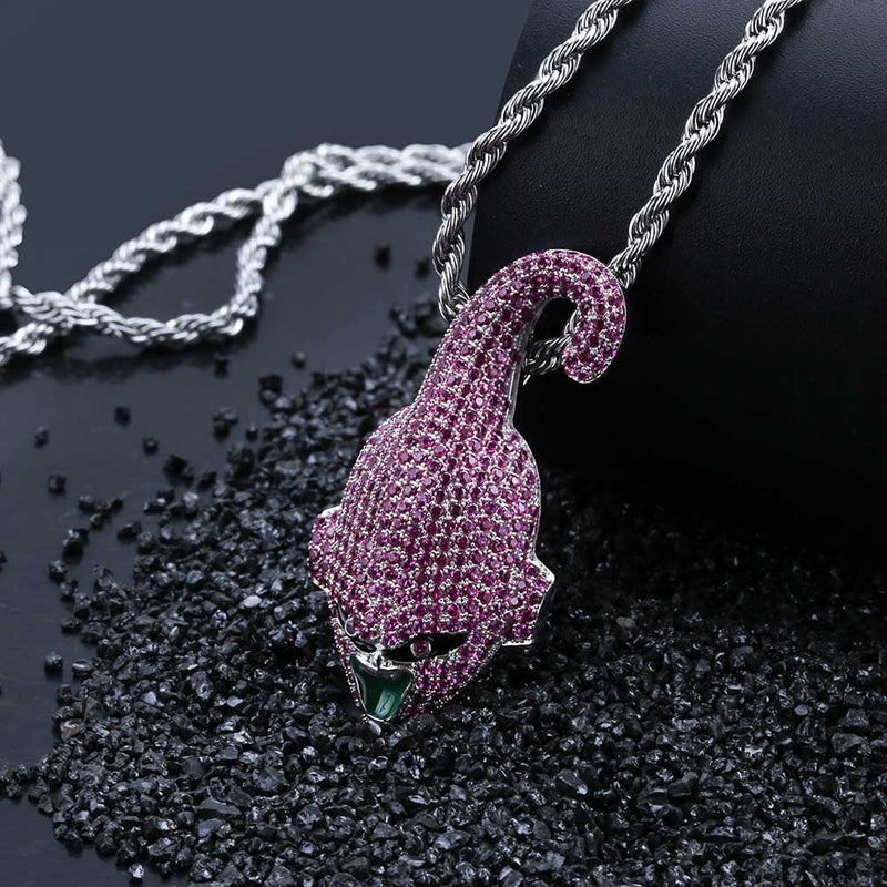 Pink Kid Demon Pendant 18K - ICECI