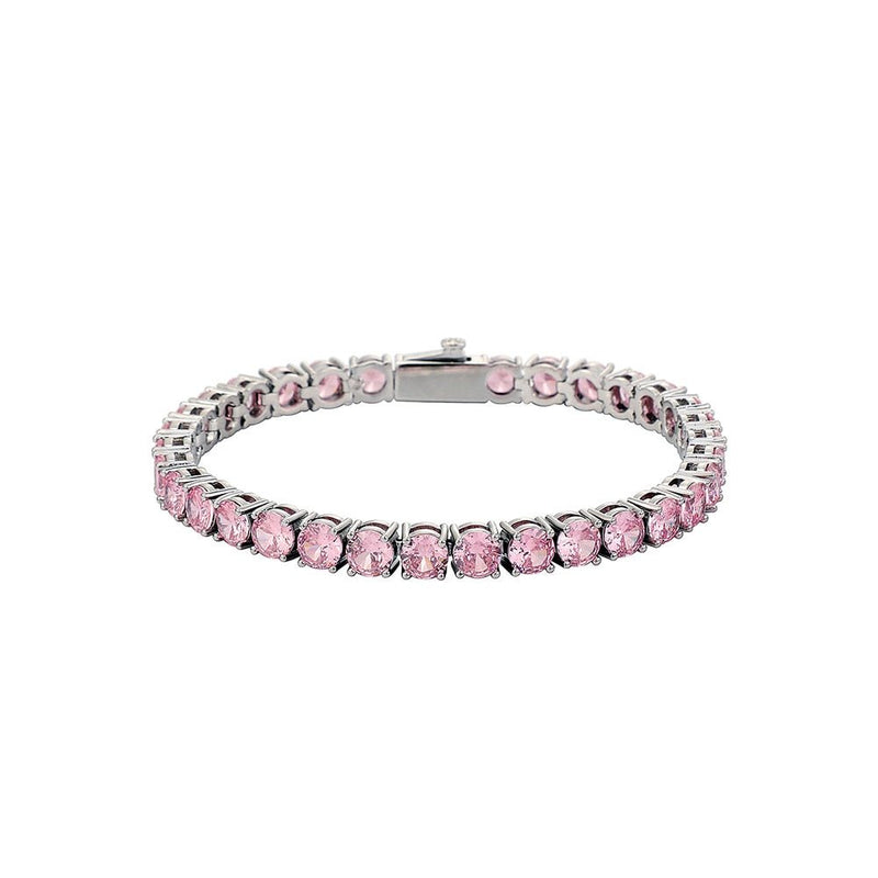 Pink Tennis Bracelet 14K - ICECI