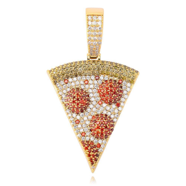 PIZZA PENDANT 18K - ICECI