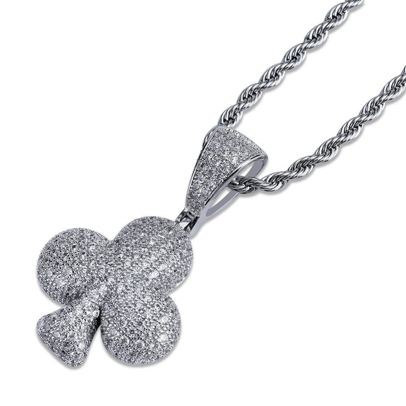 Poker Suits Pendant 18K - ICECI