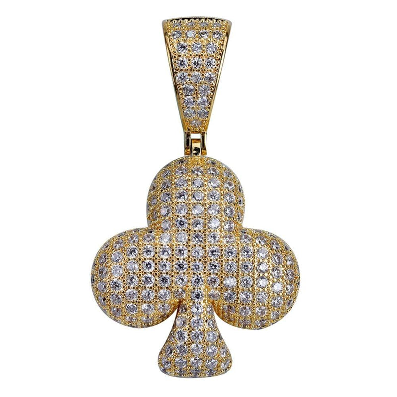 Poker Suits Pendant 18K - ICECI