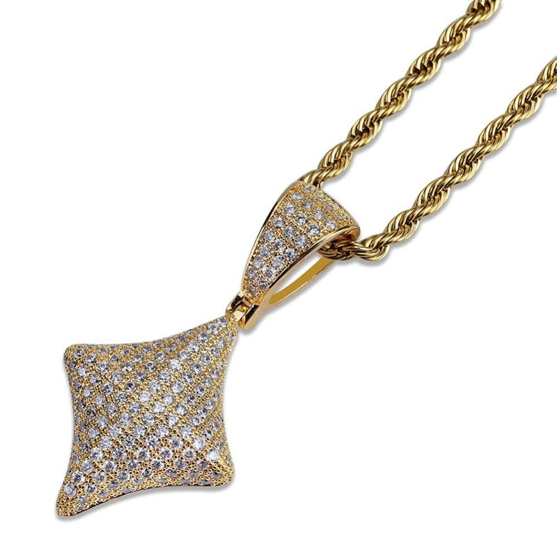 Poker Suits Pendant 18K - ICECI