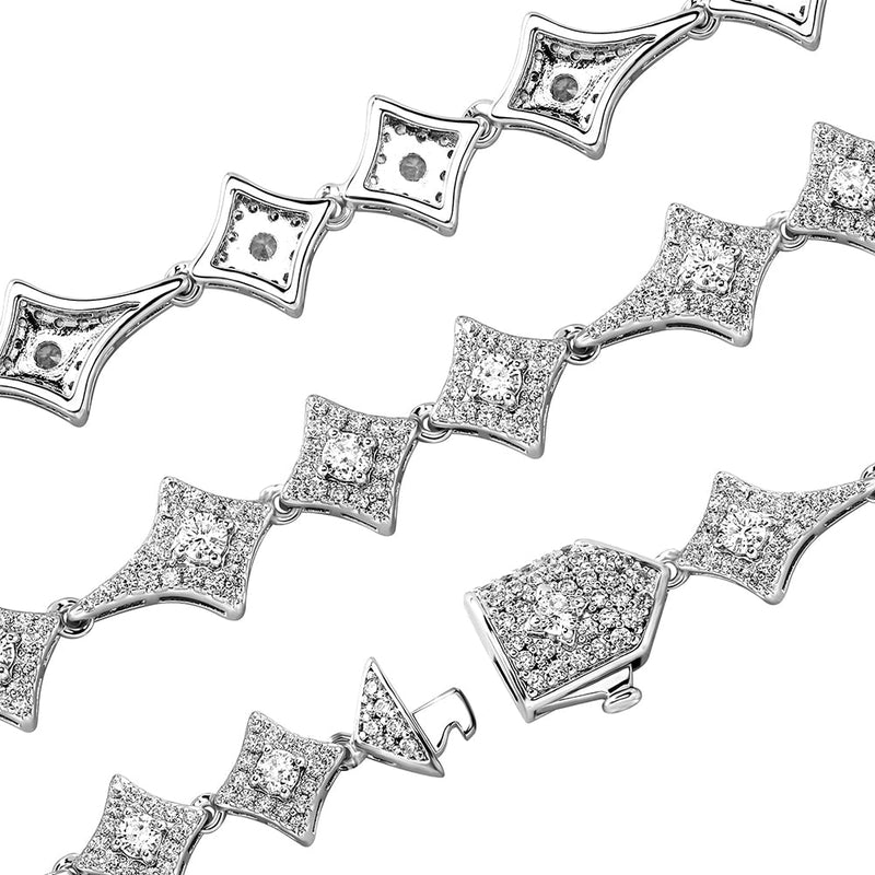 Rhombus Star Link Chain 14K - ICECI