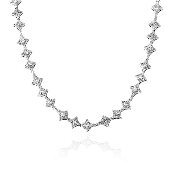 Rhombus Star Link Chain 14K - ICECI