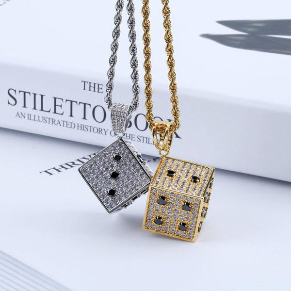 ROLL THE DICE PENDANT 18K - ICECI