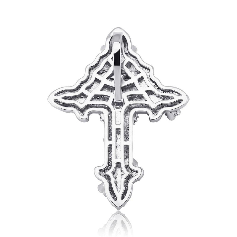 ROSE CROSS PENDANT 14K - ICECI