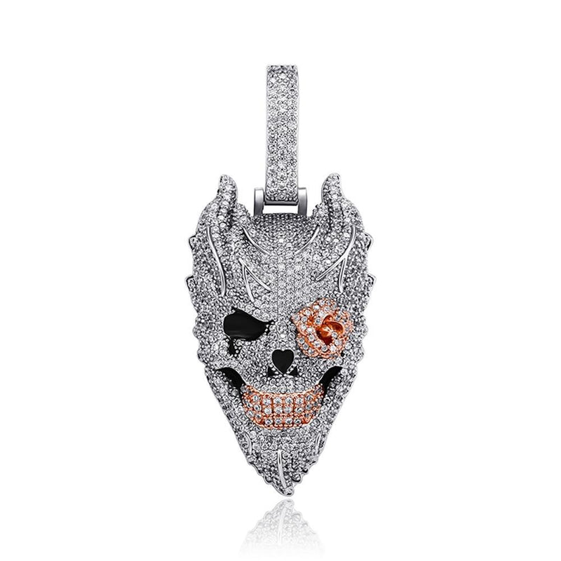 ROSE DEMON PENDANT 14K - ICECI