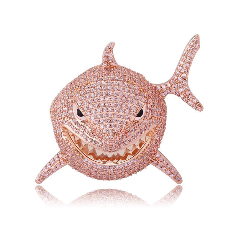 SHARK PENDANT 14K - ICECI