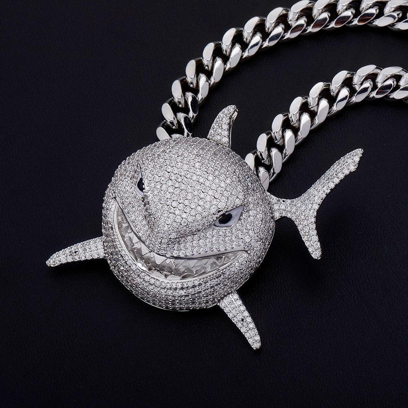 SHARK PENDANT 14K - ICECI