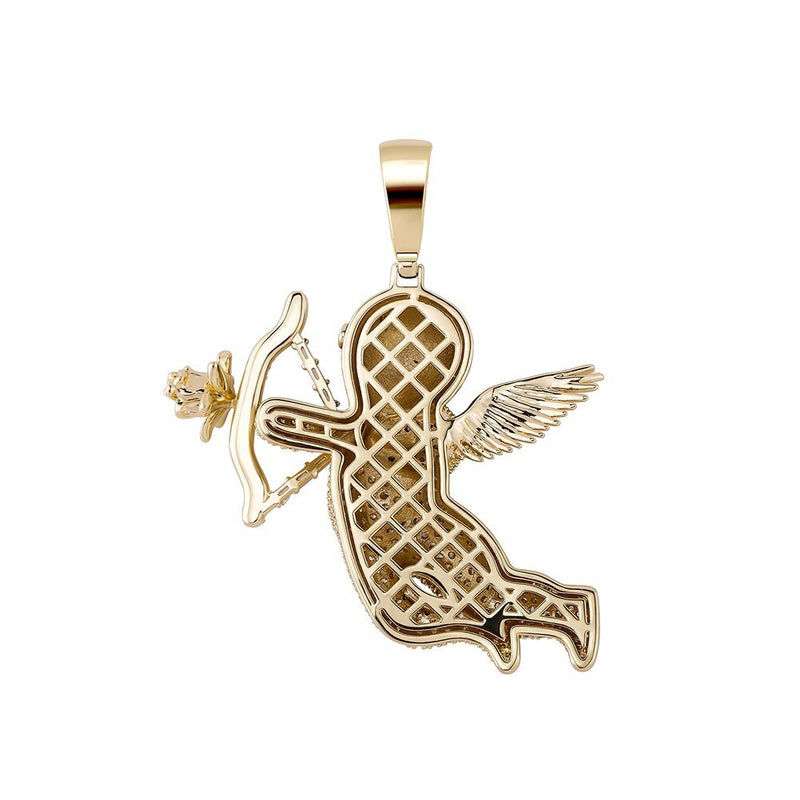 Ski Mask Angel Pendant 14K - ICECI