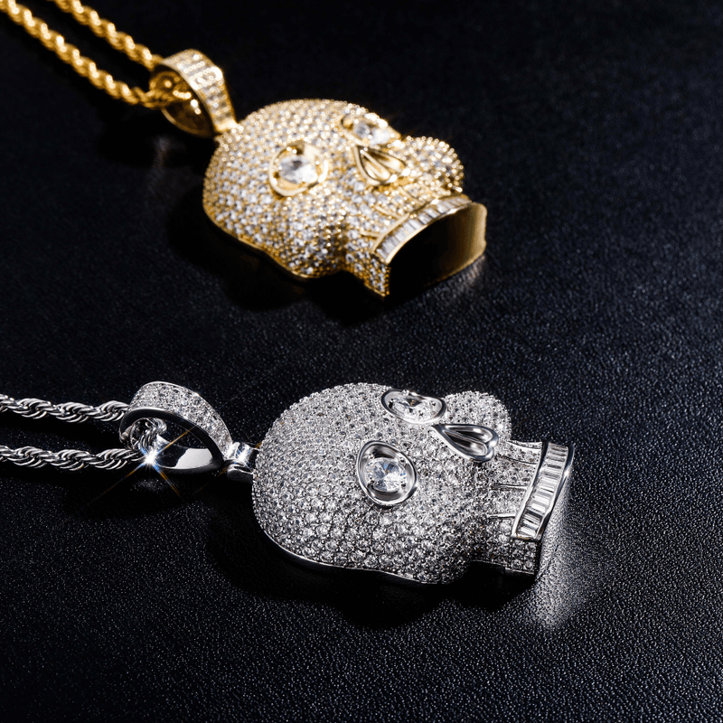 SKULL PENDANT 14K - ICECI