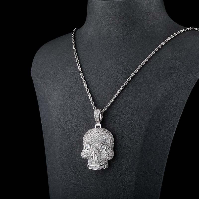 SKULL PENDANT 14K - ICECI