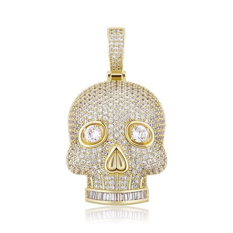 SKULL PENDANT 14K - ICECI