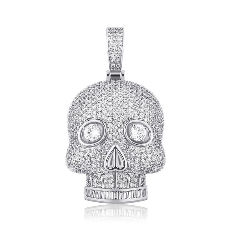 SKULL PENDANT 14K - ICECI