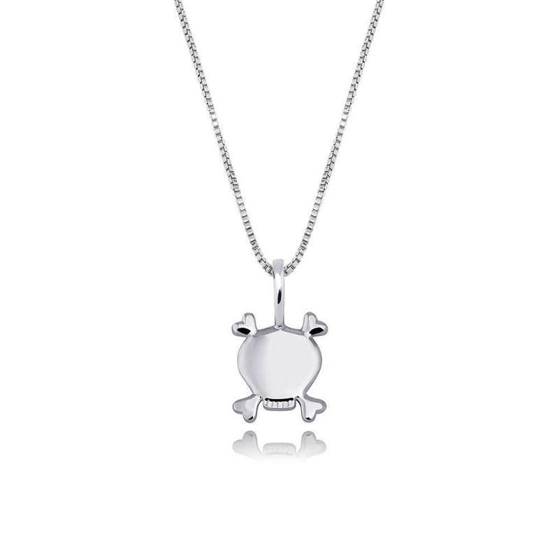 SKULL PENDANT 14K X STERLING SILVER - ICECI