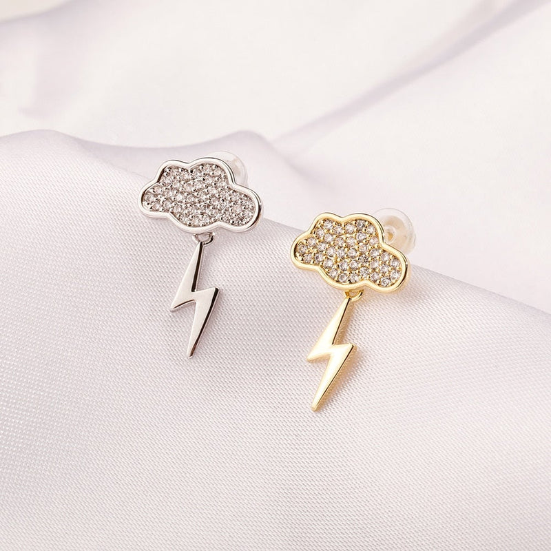 Sky Lightning Earrings 14K - ICECI