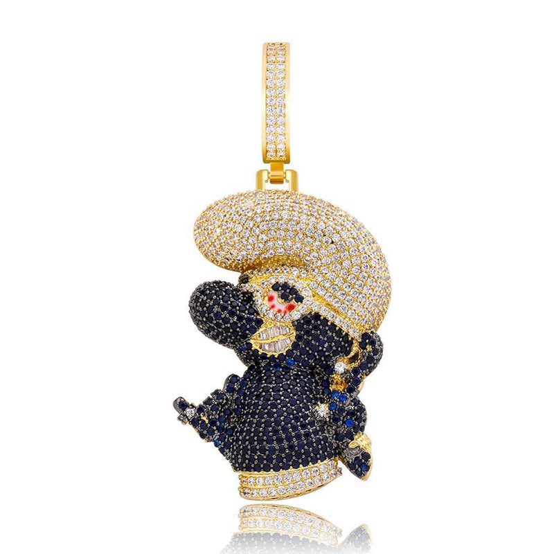 SMURF PENDANT 14K - ICECI