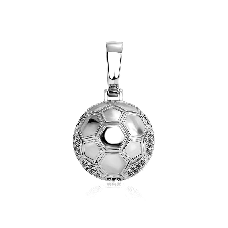 Soccer Ball Pendant 14K - ICECI