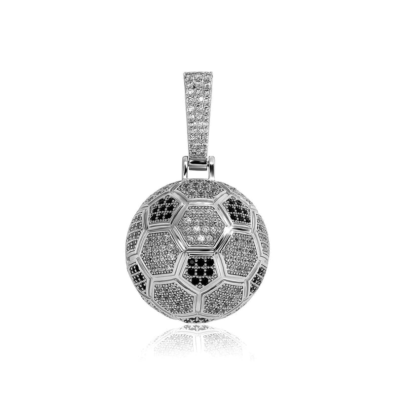 Soccer Ball Pendant 14K - ICECI