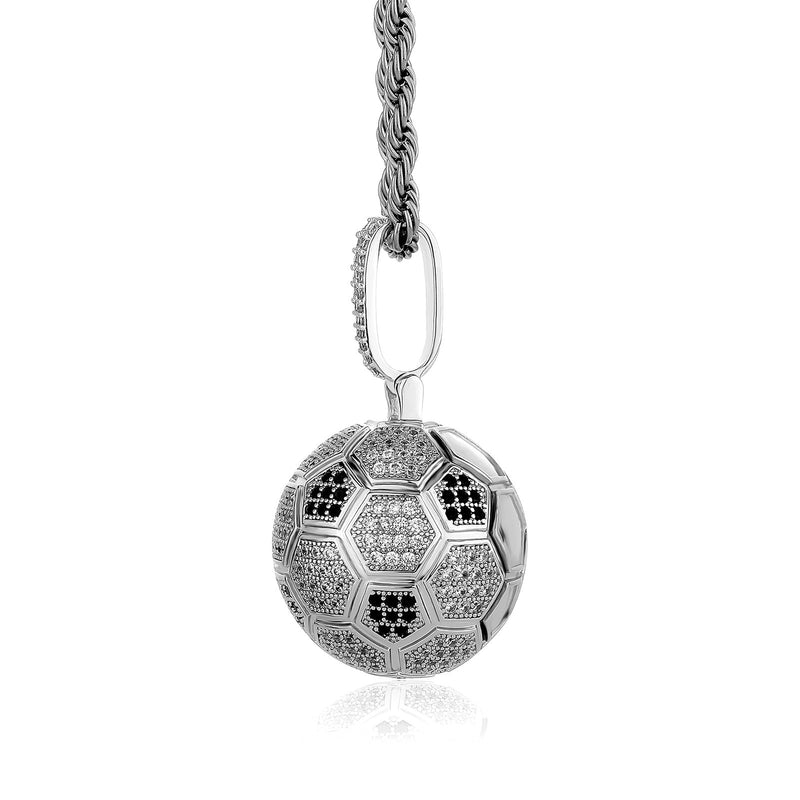 Soccer Ball Pendant 14K - ICECI